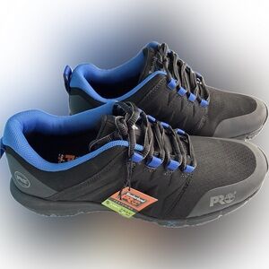 Timberland PRO Black and Blue Anti-slip Athletic Work Shoes